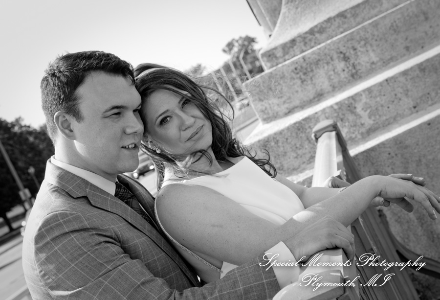 Andrea & Nicholas at Belle Isle Conservatory Detroit MI wedding photography