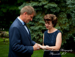 Dawn & Jeff at a backyard Micro wedding in MI wedding photography