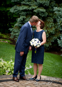 Dawn & Jeff at a backyard Micro wedding in MI wedding photography