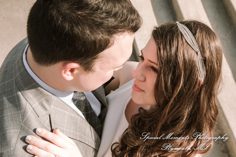 Andrea & Nicholas at Belle Isle Conservatory Detroit MI wedding photography