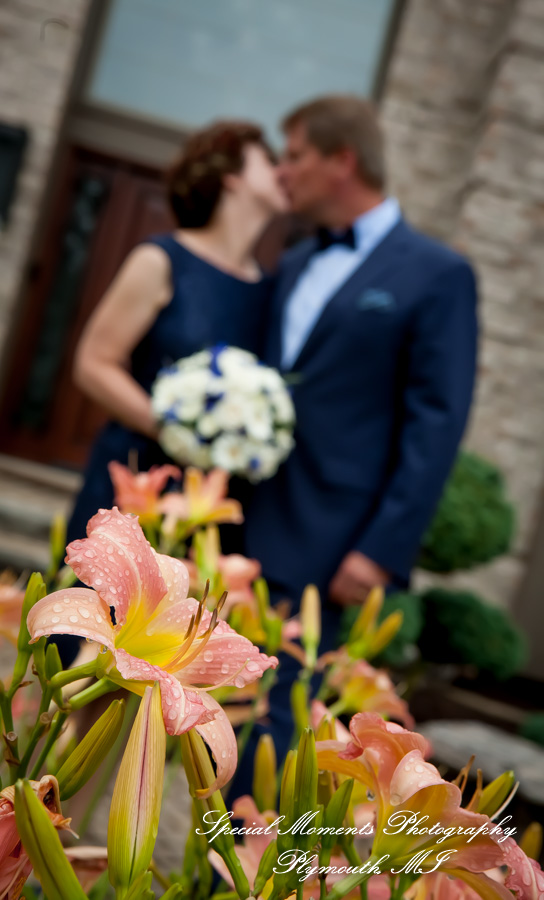 Dawn & Jeff at a backyard Micro wedding in MI wedding photography