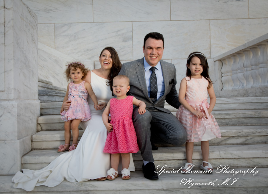 Andrea & Nicholas at Detroit Historical Museum Detroit MI wedding photography