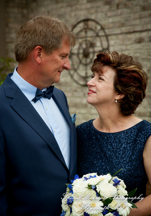 Dawn & Jeff at a backyard Micro wedding in MI wedding photography