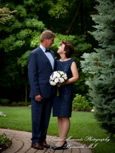 Dawn & Jeff at a backyard Micro wedding in MI wedding photography