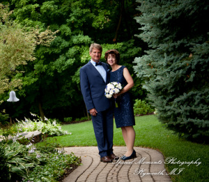 Dawn & Jeff at a backyard Micro wedding in MI wedding photography