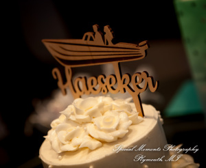 Dawn & Jeff at a backyard Micro wedding in MI wedding photography