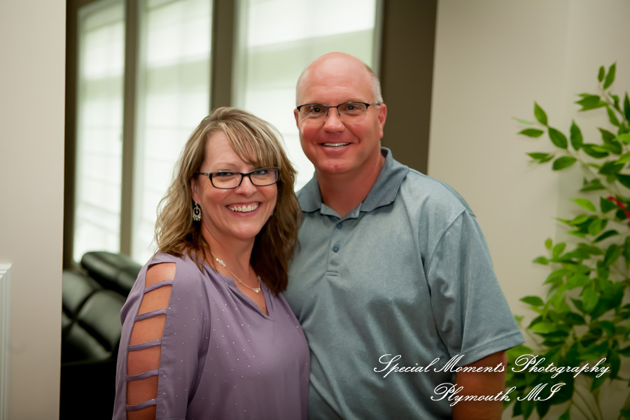 Dawn & Jeff at a backyard Micro wedding in MI wedding photography