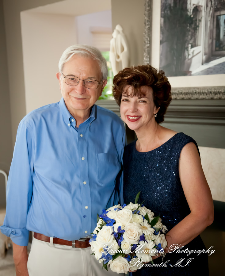 Dawn & Jeff at a backyard Micro wedding in MI wedding photography