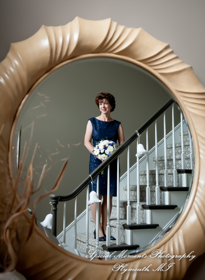 Dawn & Jeff at a backyard Micro wedding in MI wedding photography