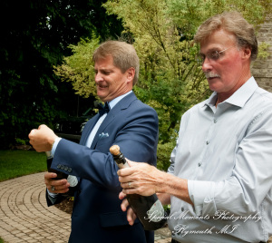Dawn & Jeff at a backyard Micro wedding in MI wedding photography
