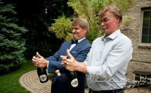 Dawn & Jeff at a backyard Micro wedding in MI wedding photography