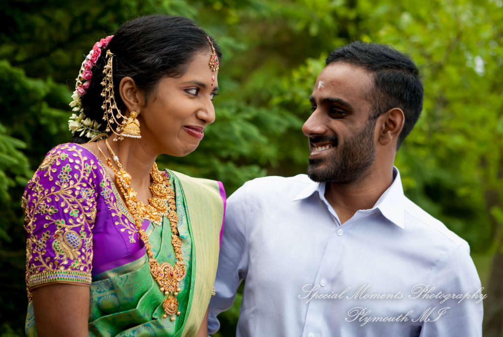 Laavanya & Varun at The Hindu Temple Canton MI wedding photography