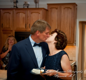 Dawn & Jeff at a backyard Micro wedding in MI wedding photography