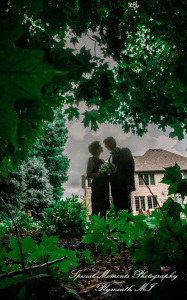 Dawn & Jeff at a backyard Micro wedding in MI wedding photography