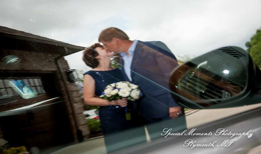 Dawn & Jeff at a backyard Micro wedding in MI wedding photography