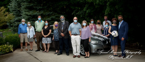 Dawn & Jeff at a backyard Micro wedding in MI wedding photography
