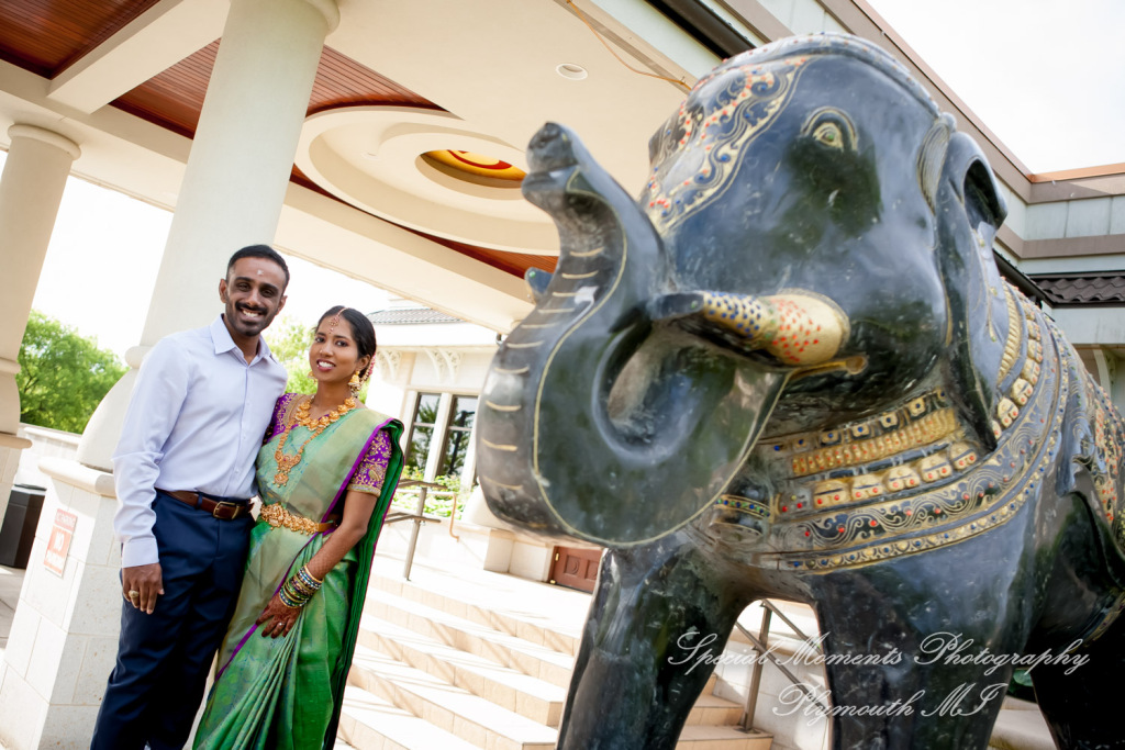 Laavanya & Varun at The Hindu Temple Canton MI wedding photography