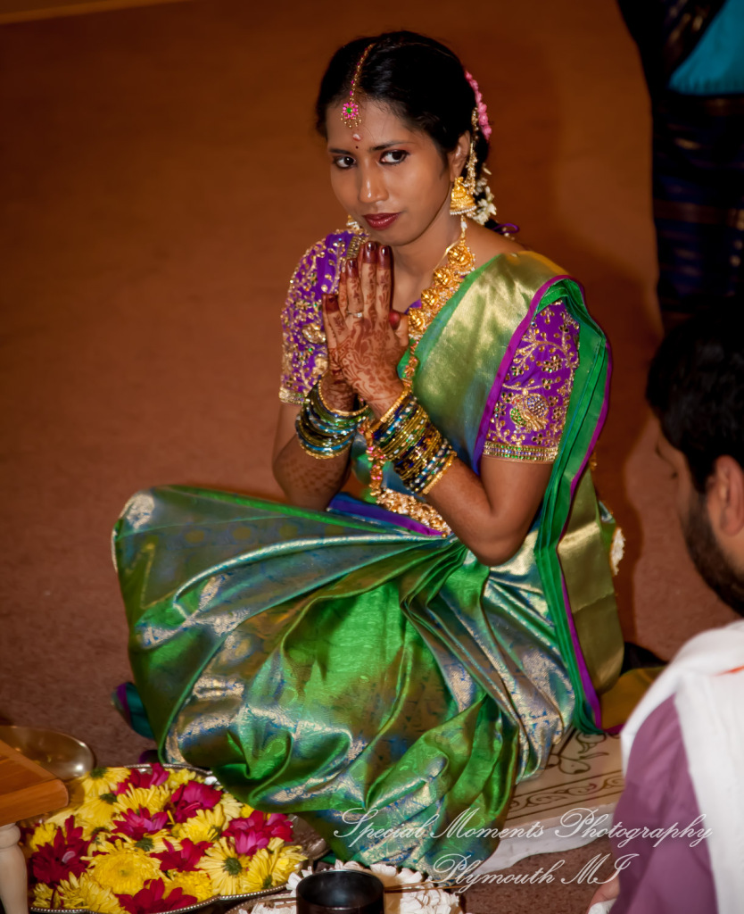 Laavanya & Varun at The Hindu Temple Canton MI wedding photography