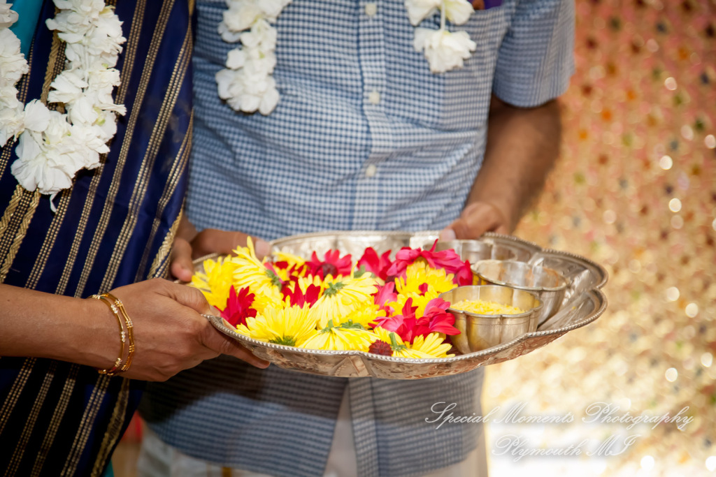 Laavanya & Varun at The Hindu Temple Canton MI wedding photography