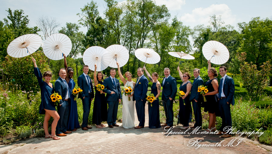 Jamie & Craig at Matthaei Botanical Gardens Ann Arbor MI wedding photography