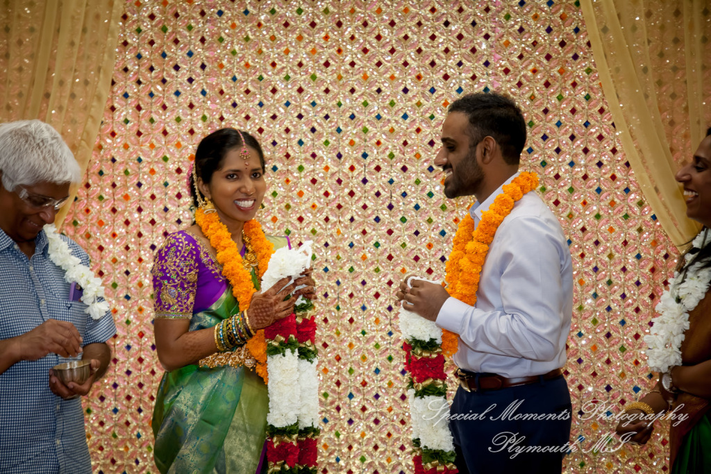 Laavanya & Varun at The Hindu Temple Canton MI wedding photography