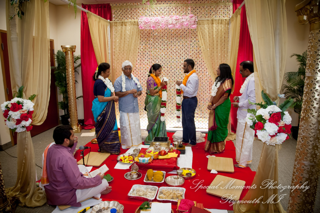 Laavanya & Varun at The Hindu Temple Canton MI wedding photography