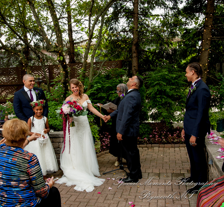 Sara & Harold at Cafe Cortina Farmington Hills MI wedding photography