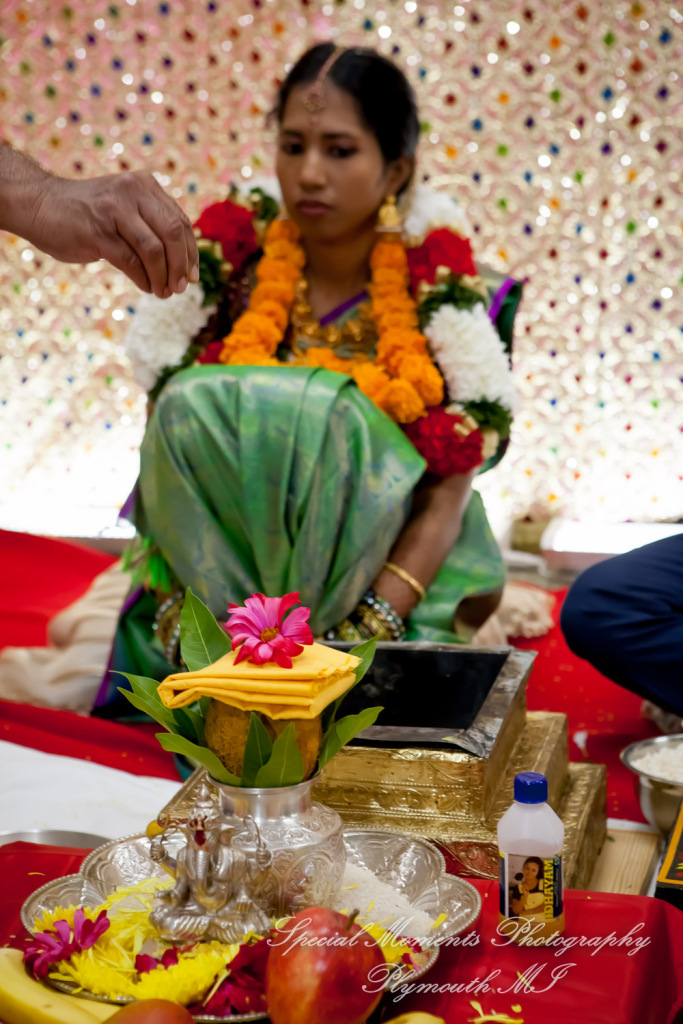 Laavanya & Varun at The Hindu Temple Canton MI wedding photography