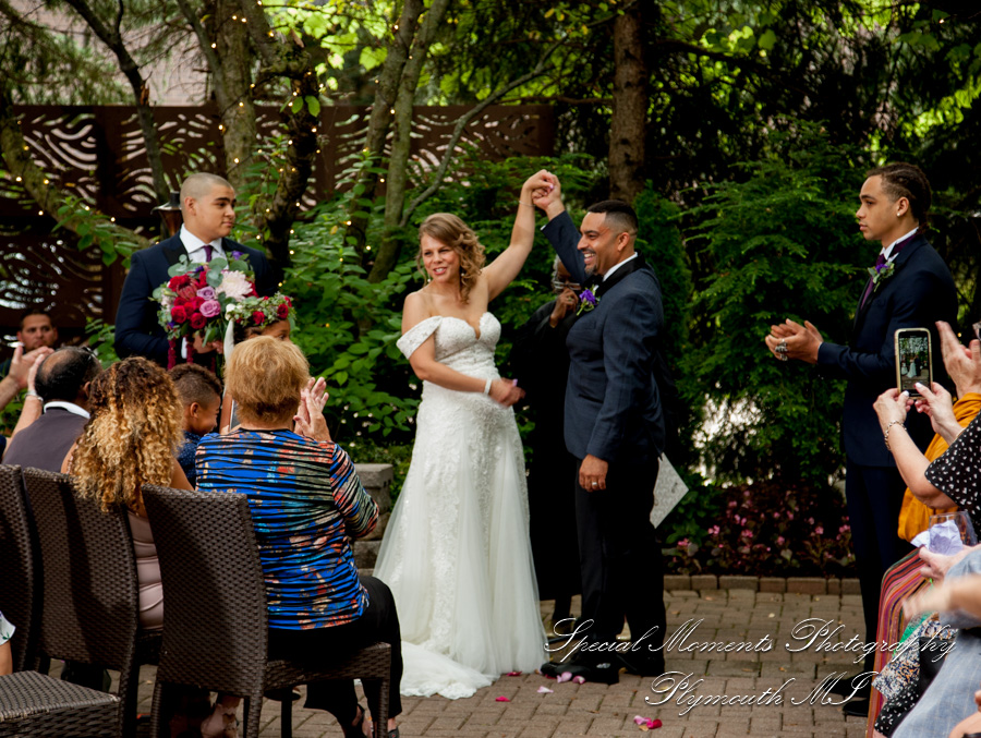 Sara & Harold at Cafe Cortina Farmington Hills MI wedding photography