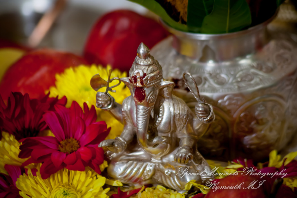 Laavanya & Varun at The Hindu Temple Canton MI wedding photography