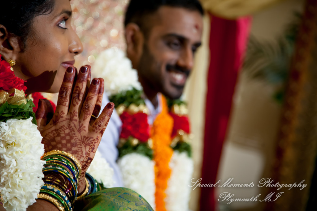 Laavanya & Varun at The Hindu Temple Canton MI wedding photography