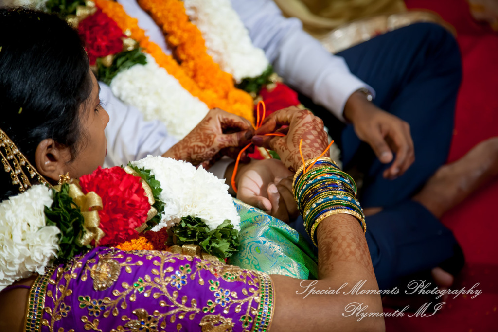 Laavanya & Varun at The Hindu Temple Canton MI wedding photography