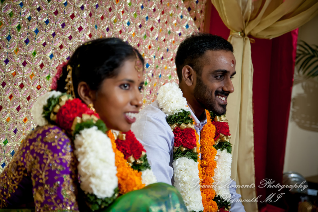 Laavanya & Varun at The Hindu Temple Canton MI wedding photography