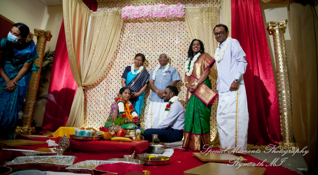 Laavanya & Varun at The Hindu Temple Canton MI wedding photography