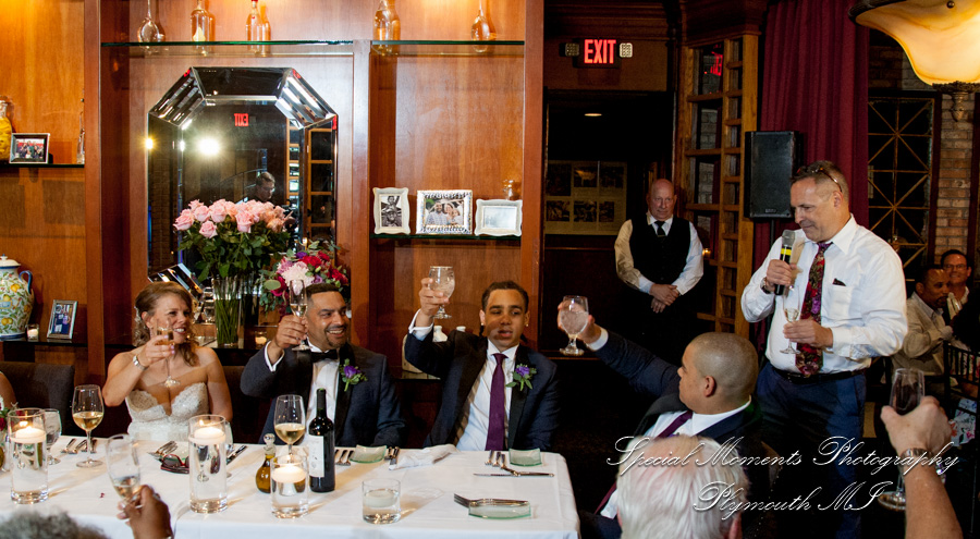 Sara & Harold at Cafe Cortina Farmington Hills MI wedding photography