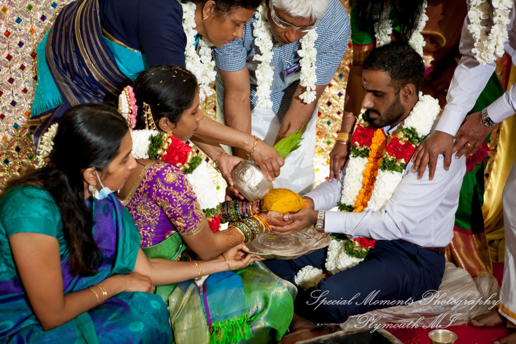 Laavanya & Varun at The Hindu Temple Canton MI wedding photography