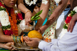 Laavanya & Varun at The Hindu Temple Canton MI wedding photography