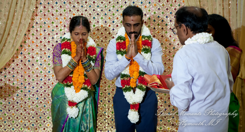 Laavanya & Varun at The Hindu Temple Canton MI wedding photography