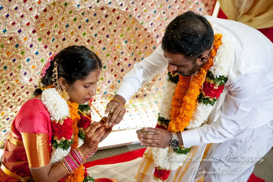 The Hindu Temple Canton MI wedding photograph