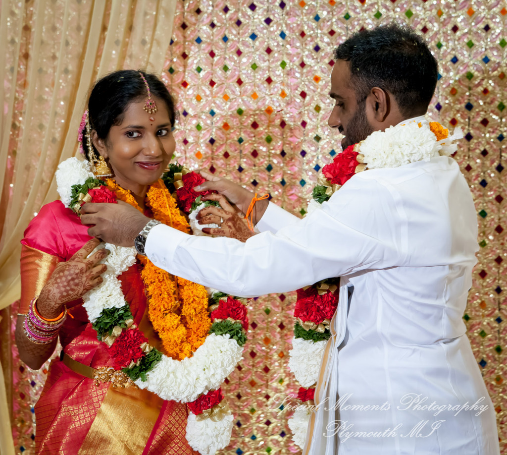 Laavanya & Varun at The Hindu Temple Canton MI wedding photography