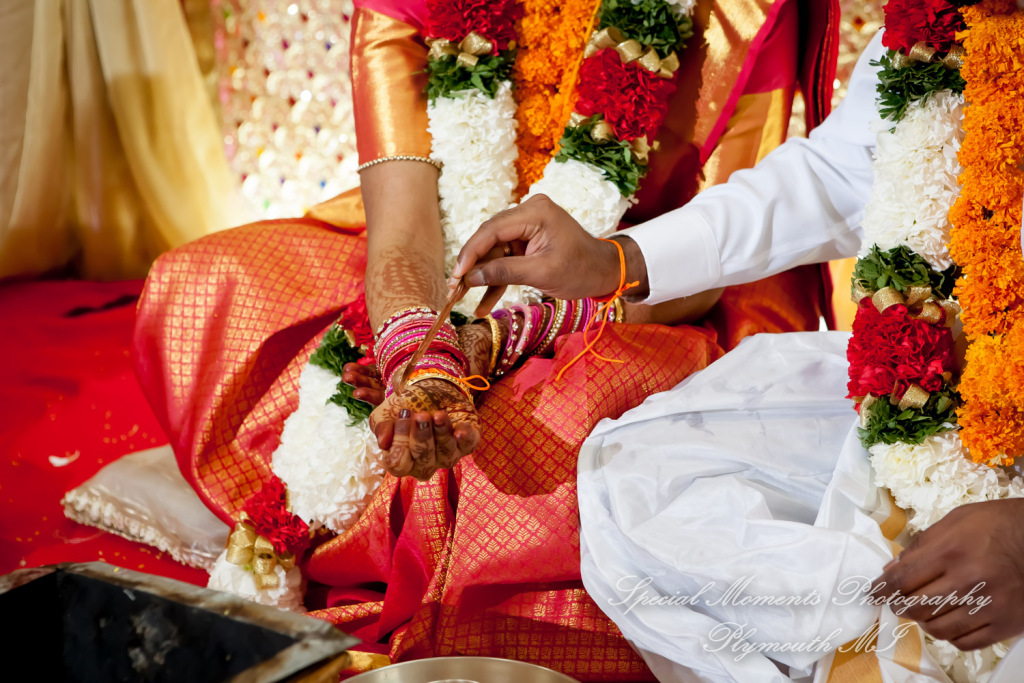 Laavanya & Varun at The Hindu Temple Canton MI wedding photography