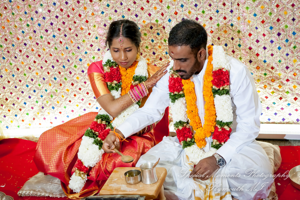 Laavanya & Varun at The Hindu Temple Canton MI wedding photography
