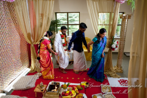 Laavanya & Varun at The Hindu Temple Canton MI wedding photography