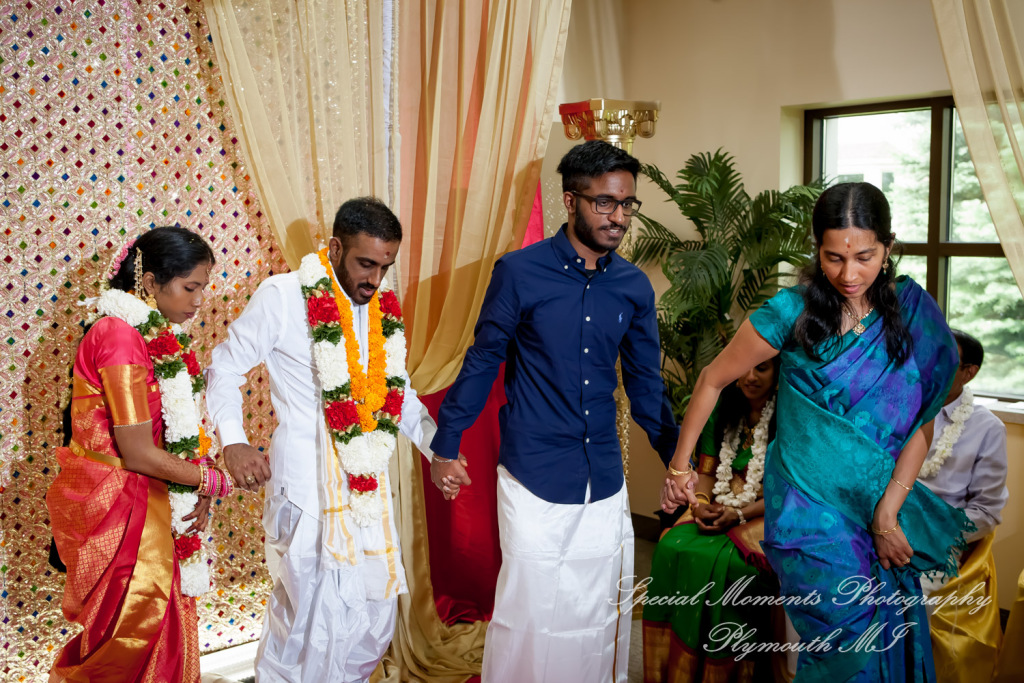 Laavanya & Varun at The Hindu Temple Canton MI wedding photography
