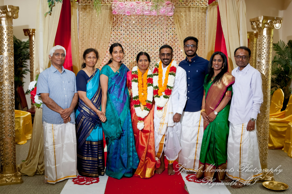 Laavanya & Varun at The Hindu Temple Canton MI wedding photography