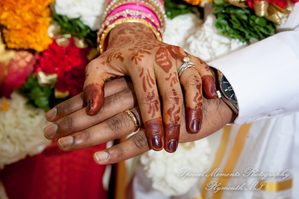 Laavanya & Varun at The Hindu Temple Canton MI wedding photography