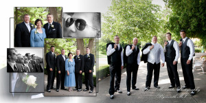 Crystal & Derek at Indianwood Golf Course Lake Orion MI wedding album photography