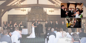 Crystal & Derek at Indianwood Golf Course Lake Orion MI wedding album photography