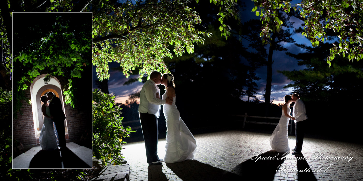 Crystal & Derek at Indianwood Golf Course Lake Orion MI wedding album photography