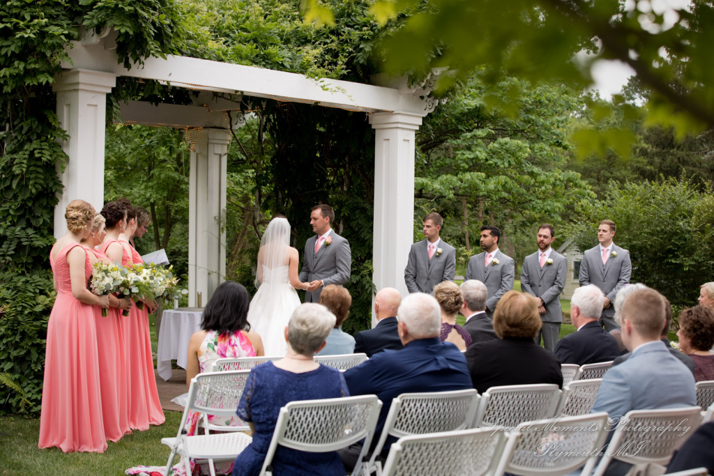 Laura & Chris at Wellers East Garden Saline MI wedding photography